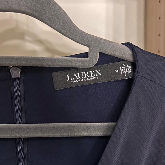 Ralph Lauren Deep Blue Long Sleeve Dress - Picture 7 of 8